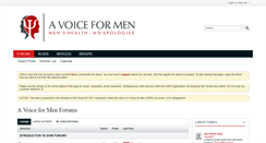Desktop Screenshot of forums.avoiceformen.com